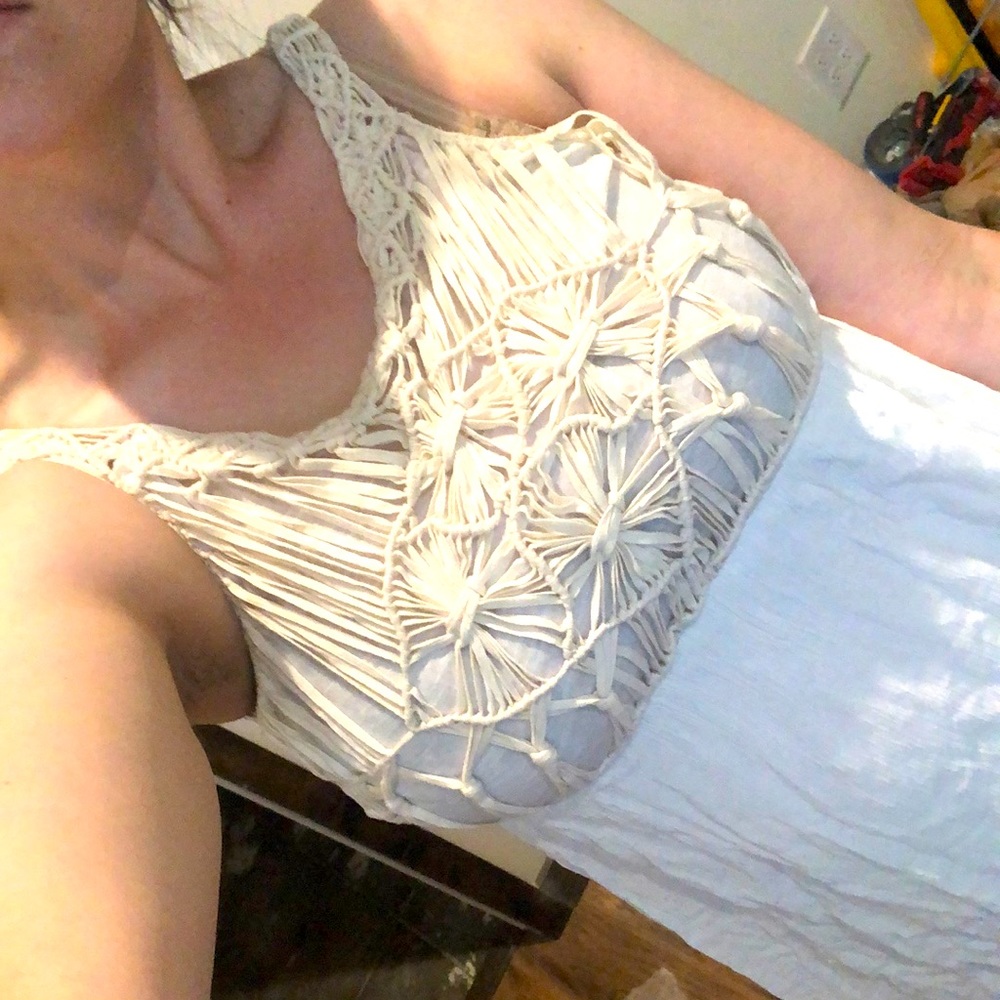 Miss me boho crochet top dress